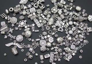 10 LB Mixed Tibetan Silver Beads Spacers M2  