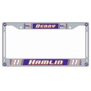 Denny Hamlin Metal License Plate Frame