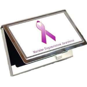  Macular Degeneration Awareness Ribbon Business Card Holder 