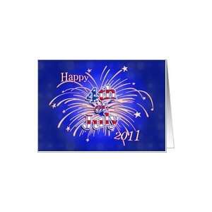  Happy 4th of July Fireworks 2012 Card Health & Personal 