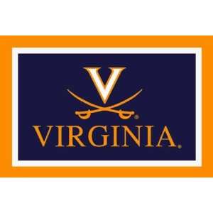  Logo Rugs Virginia Cavaliers 4x6 Area Rug Sports 