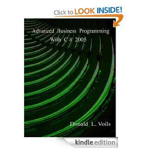   Business Programming with C# Don Voils  Kindle Store