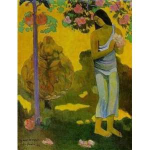  Oil Painting Te Avae No Maria Paul Gauguin Hand Painted 