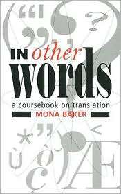   on Translation, (0415030862), Mona Baker, Textbooks   