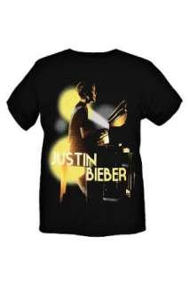  Justin Bieber Piano Slim Fit T Shirt Clothing