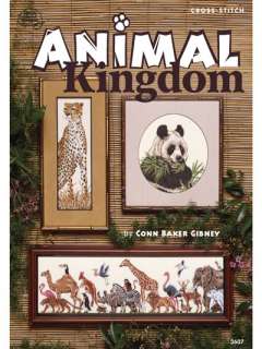 ANIMAL KINGDOM Cross Stitch Pattern Book 7 DESIGNS, New  
