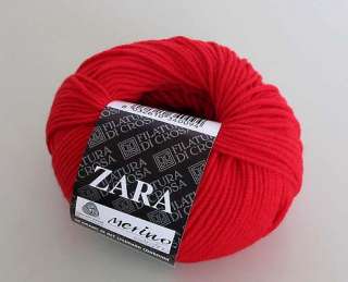 FILATURA Zara Yarn Wool Red #1449  