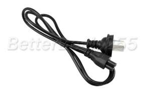 AU 3 Prong AC Power Cord 3Pin Adapter Cable Black New for Laptop