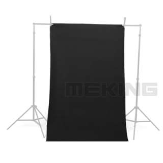 NEW 10×10ft / 3×3M Solid Black Seamless Muslin Photography Backdrop 