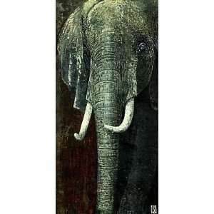 Elephant Du Kenya Poster Print 