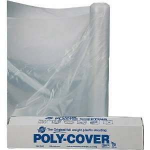 40X100FT 4MIL CLEAR POLY FILM
