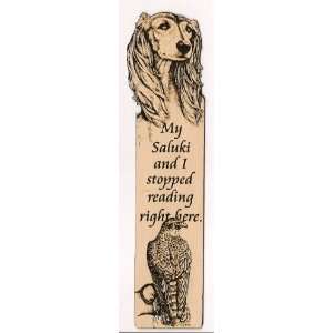 Saluki Laser Engraved Dog Bookmark #1