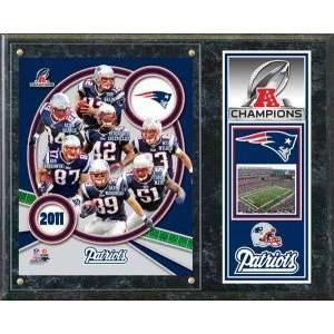   New England Patriots 2011 AFC Champions Team Plaque