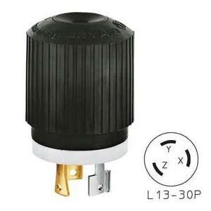 Bryant 71330np Techspec® Plug, L13 30, 30a, 3ph 600v Ac, Black/White