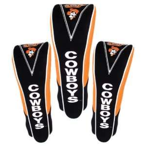College Licensed Golf Headcover   Oklahoma St.   3 Pack  