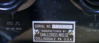 Shallcross No. 830 Decade Resistance Box 1 111,110 ohm  