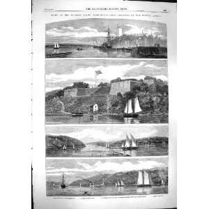  1861 POTOMAC WASHINGTON FORT MOUNT VERNON YACHTS