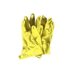  Yellow Flock Latex Gloves