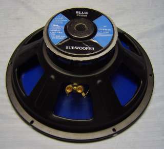 Power Blue Series 15 Subwoofer w 50oz Magnet 4 ohm 600 Watts Works 