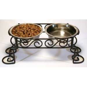   Stainless Steel Double Diner Scroll Works Design 2 Quart