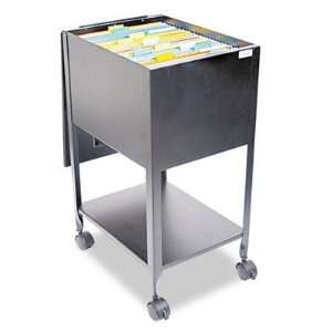  Economy Rollaway File with Hinged Cover Bottom Shelf 