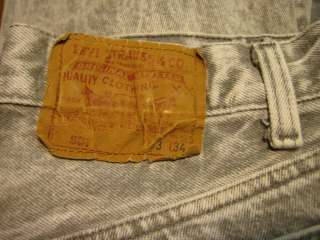 2508 Levis 501 jeans 33x34 acid wash vint. U.S.A made  