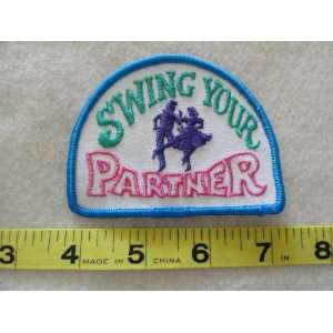  Swing Your Partner Square Dancing Patch 