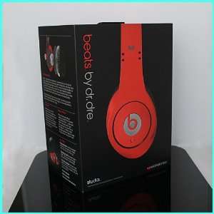  New Monster Beats by dr.dre Studio Red HD Headphones 