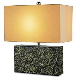   and Company 6397 Mystery 1 Light Table Lamp in Tortoise/Clear 6397