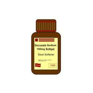  Docusate Sod Sfgel 100 Mg *sda Size 1000 Health 