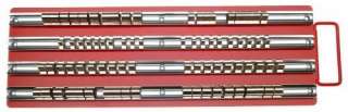 Franklin SR80 80Pce Socket Rail Tray Set With 4 Rails  