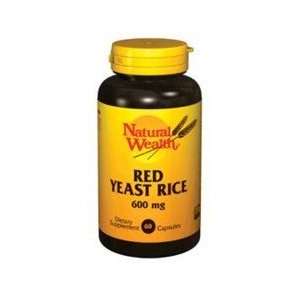  Natural Wealth Red Yeast Rice Capsules 600mg 60 Health 