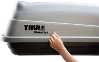   two side locks included with the Thule 682 Sidekick Rooftop Cargo Box