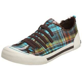   Rocket Dog Womens Joint Geek Squad Plaid Sneaker,Turquoise,5.5 M US