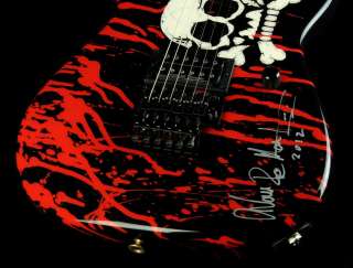 Charvel Warren DeMartini Signed Skull Electric Guitar  