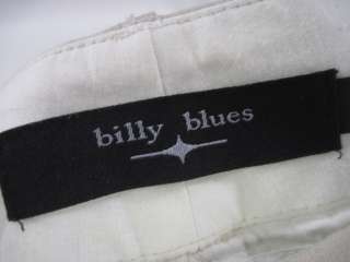 BILLY BLUES Khaki Cropped Pants Slacks Trousers Sz 4  