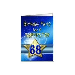  68th Birthday party for a Superstar Card Toys & Games