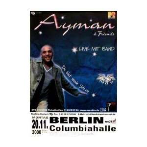  AYMAN Berlin Columbiahalle 14th October 1990 Music Poster 