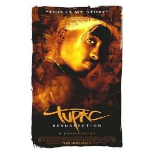  Tupac Resurrection Music Poster, 27 x 40 (2003)