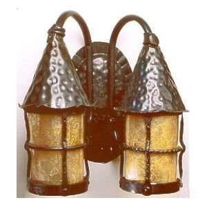  Los Feliz Bronzed Double Cottage Lantern