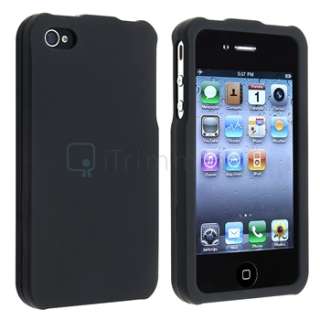Black+Chrome Silver+Blue+Smoke Case Cover For iPhone 4  