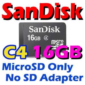 SanDisk Micro SD Micro SDHC TF Card 16GB 16G Class 4  A  