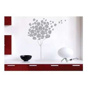  Spot Small Tree Wall Decal Color Beige