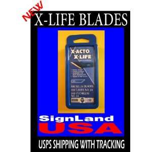  X ACTO #24 X LIFE BLADES X624 (100) PACK 