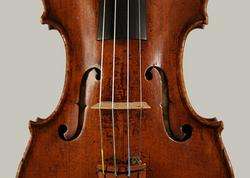 very fine French certified violin Rene Champion,1752.  