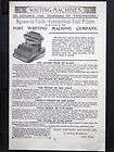 1892 YOST WRITING MACHINE Typewriter magazine Ad busine