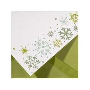   Holiday Charm Snowflakes Printable Invitation