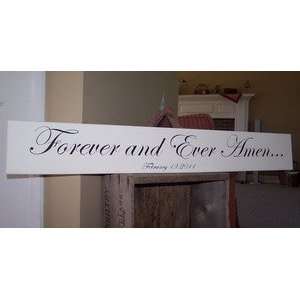  Forever and Ever Amen by CreateYourWoodSign