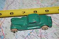 Slush cast toy car Barclay? 1930s coupe slush cast metal 1930s toy 