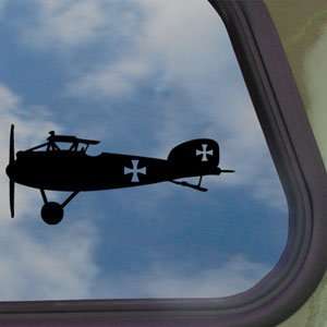  Albatros D3 WWI German Biplane Black Decal Window Sticker 